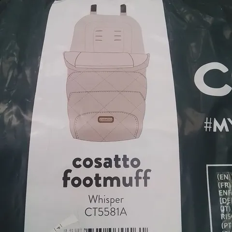 BAGGED COSATTO FOOTMUFF - WHISPER