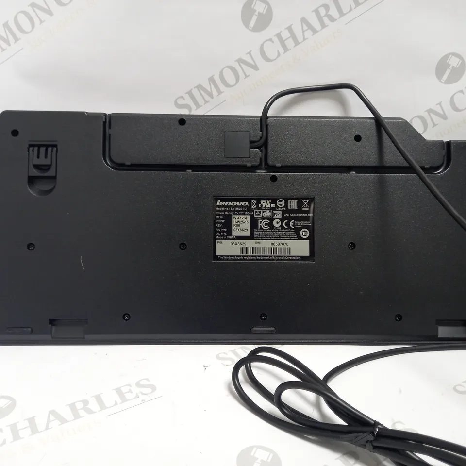 LENOVO KEYBOARD AND WRIST REST SET MODEL-SK-8825