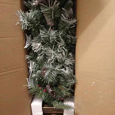 WE R CHRISTMAS 4FT PRE-LIT SCANDINAVIAN BLUE TREE