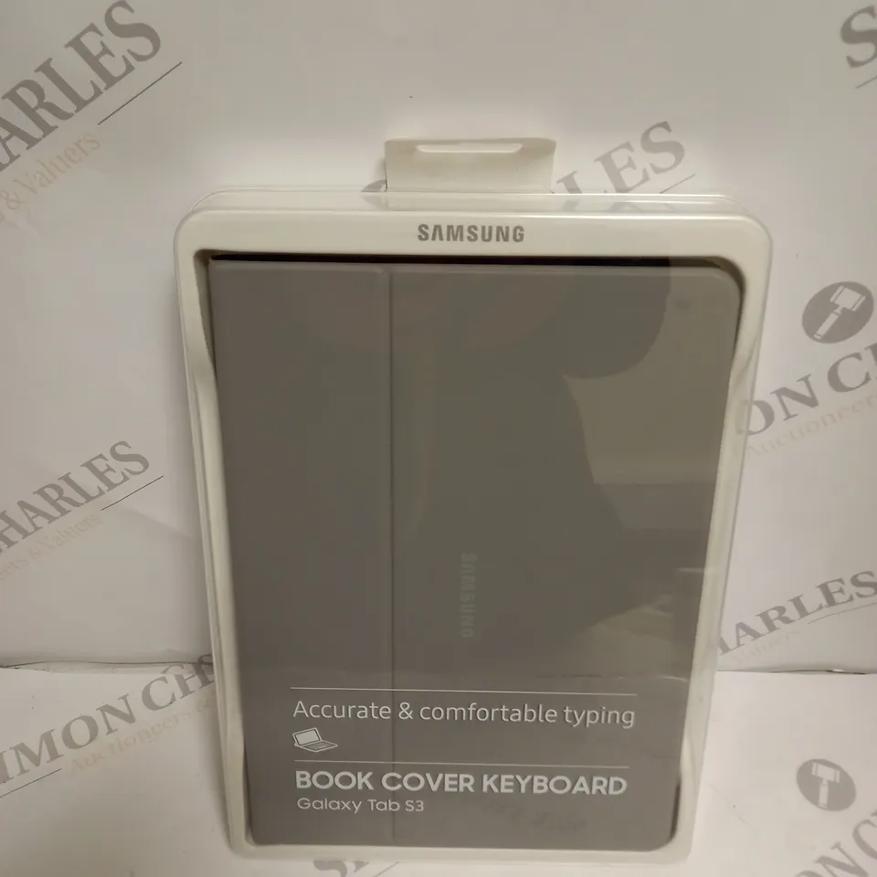 BOXED SAMSUNG GALAXY TAB S3 BOOK KEYBOARD COVER 