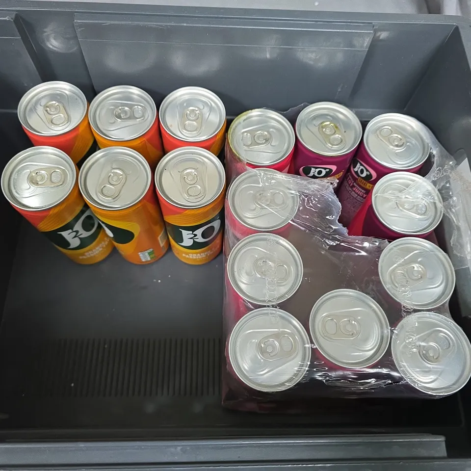 LOT OF 20 250ML CANS OF J20 - 2 FLAVOURS