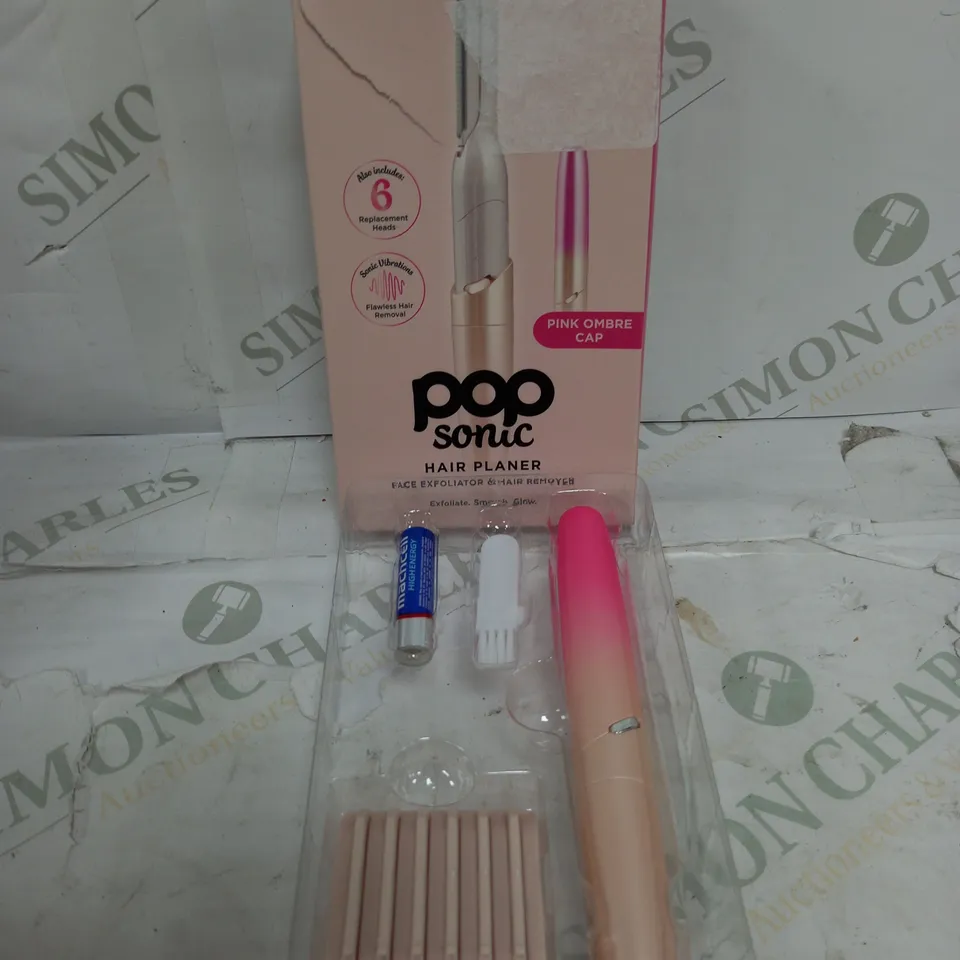 POP SONIC OMBRE HAIR PLANER WITH 6 REPLACEMENT HEADS