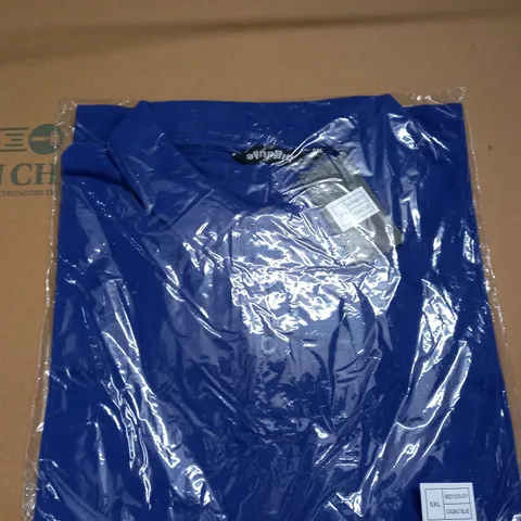 BIGDUDE COLBALT BLUE POLO SHIRT - SIZE 5XL