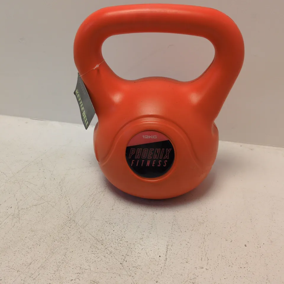 PHOENIX FITNESS VINYL KETTLEBELL – 12KG