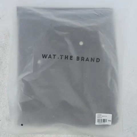BAGGED WAT THE BRAND STRAIGHT JEAN STYLE IN CHOCOLATE SIZE XXS