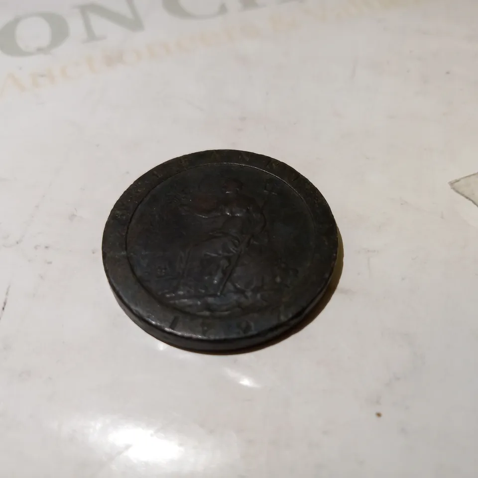 1797 BRITTANIA GEORGIUS III COIN