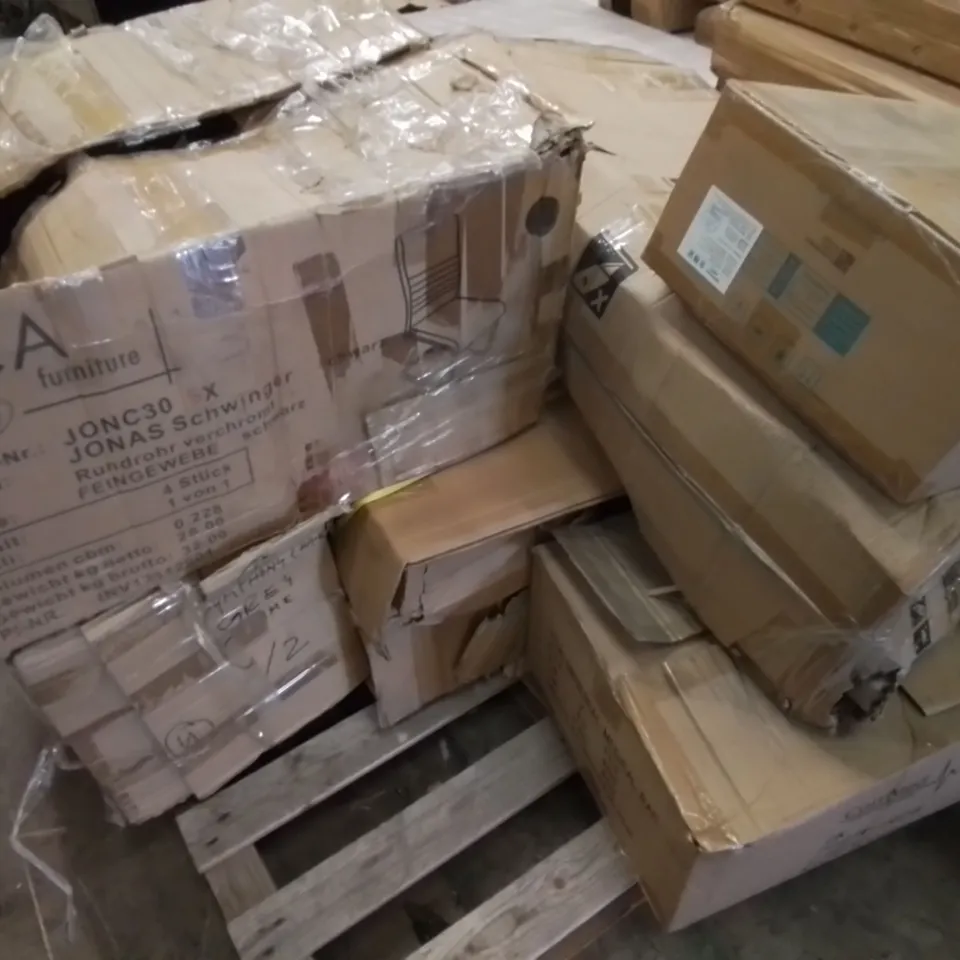 PALLET CONTAINING ASSORTED FURNITURE & FURNITURE PARTS