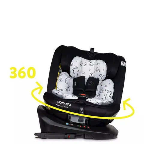 BOXED COSATTO GET SET GRO ISIZE 360 CAR SEAT - FOXED