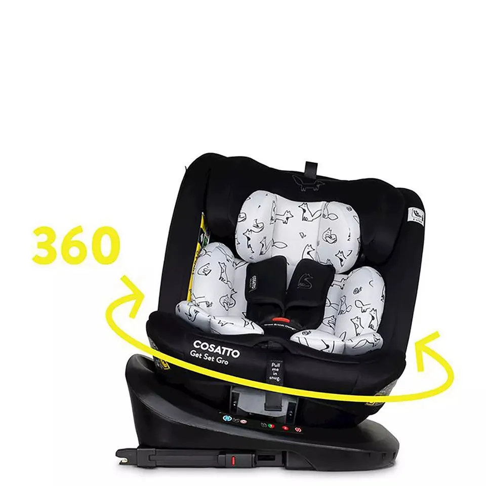 BOXED COSATTO GET SET GRO ISIZE 360 CAR SEAT - FOXED