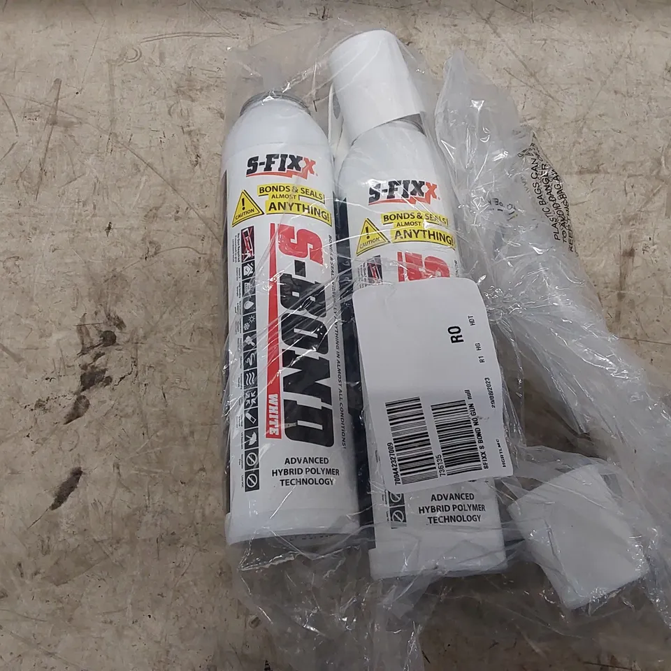 BAGGED SFIXX S-BOND NO GUN 3-IN-1 SEALANT ADHESIVE AND FILLER (1 ITEM)