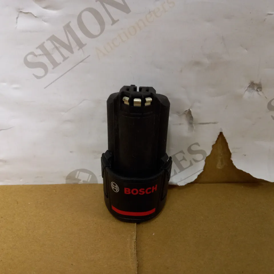 BOSCH PROFESSIONAL 1600Z0002X GBA LI-ION BATTERY, 12V, 2.0AH, BLACK