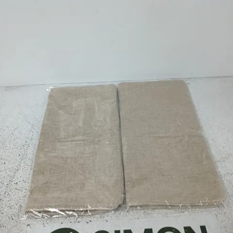 ENHANCED LIVING VOGUE TEXTURED CUSHION COVERS - 43 X 43CM - LATTE - 2 CUSHION COVERS
