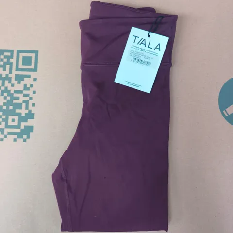 T/ALA SKINLUXE HIGH WAISTED LEGGINGS IN FIG SIZE SMALL