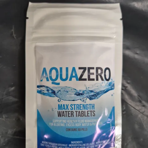 BOX OF APPROXIMATELY 150 PACKS OF CUTS-N-GAINS TABLETS - AQUA ZERO (60 TABLETS PER PACK)