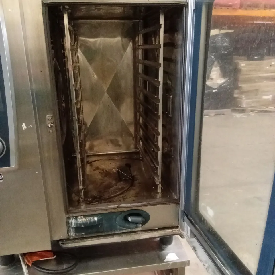 RATIONAL SCC WE101 COMMERCIAL COMBI OVEN ON MOBILE TROLLEY BASE