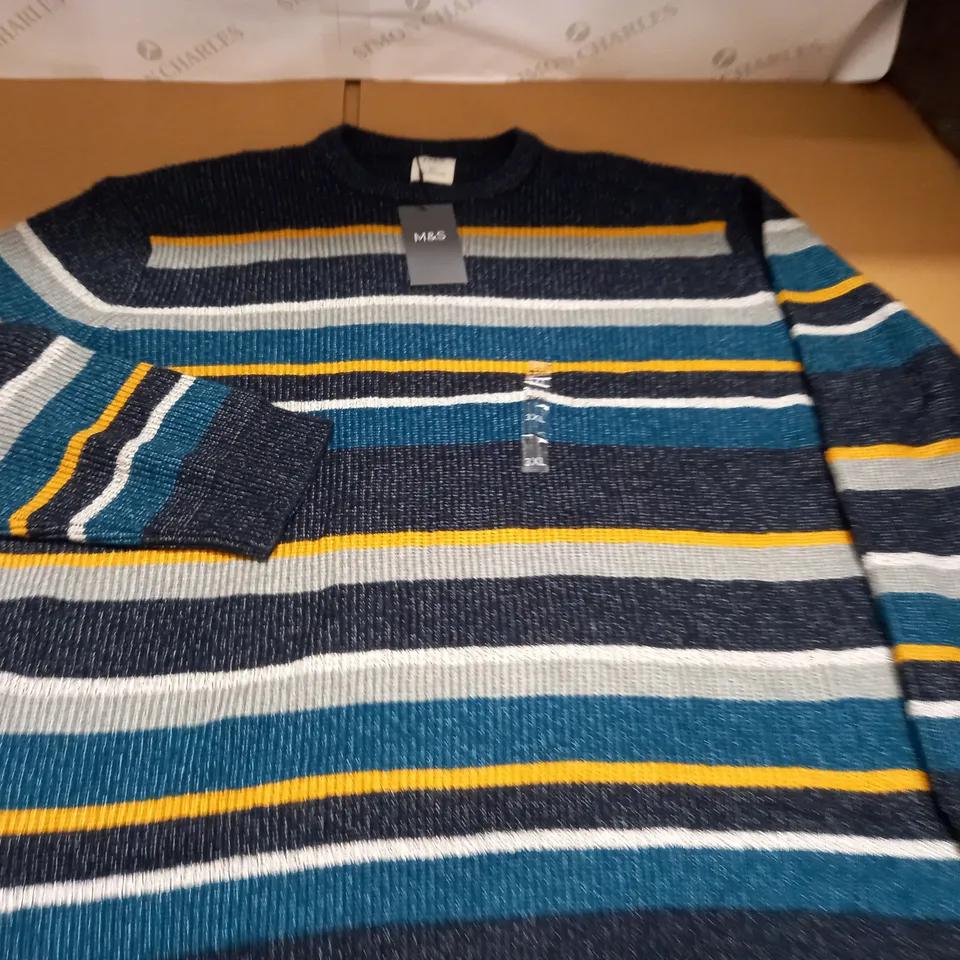 M&S STRIPED JUMPER - 3XL