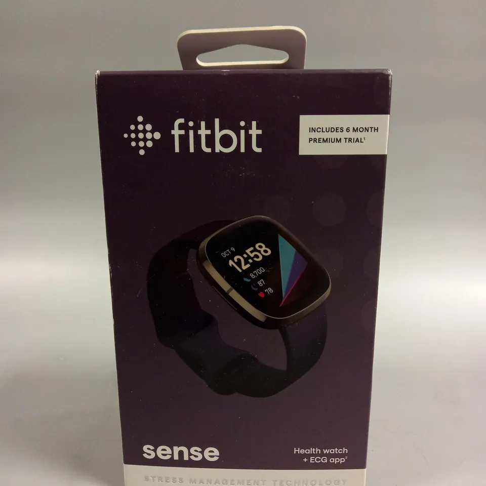 BOXED SEALED FITBIT SENSE HEALTH WATCH 