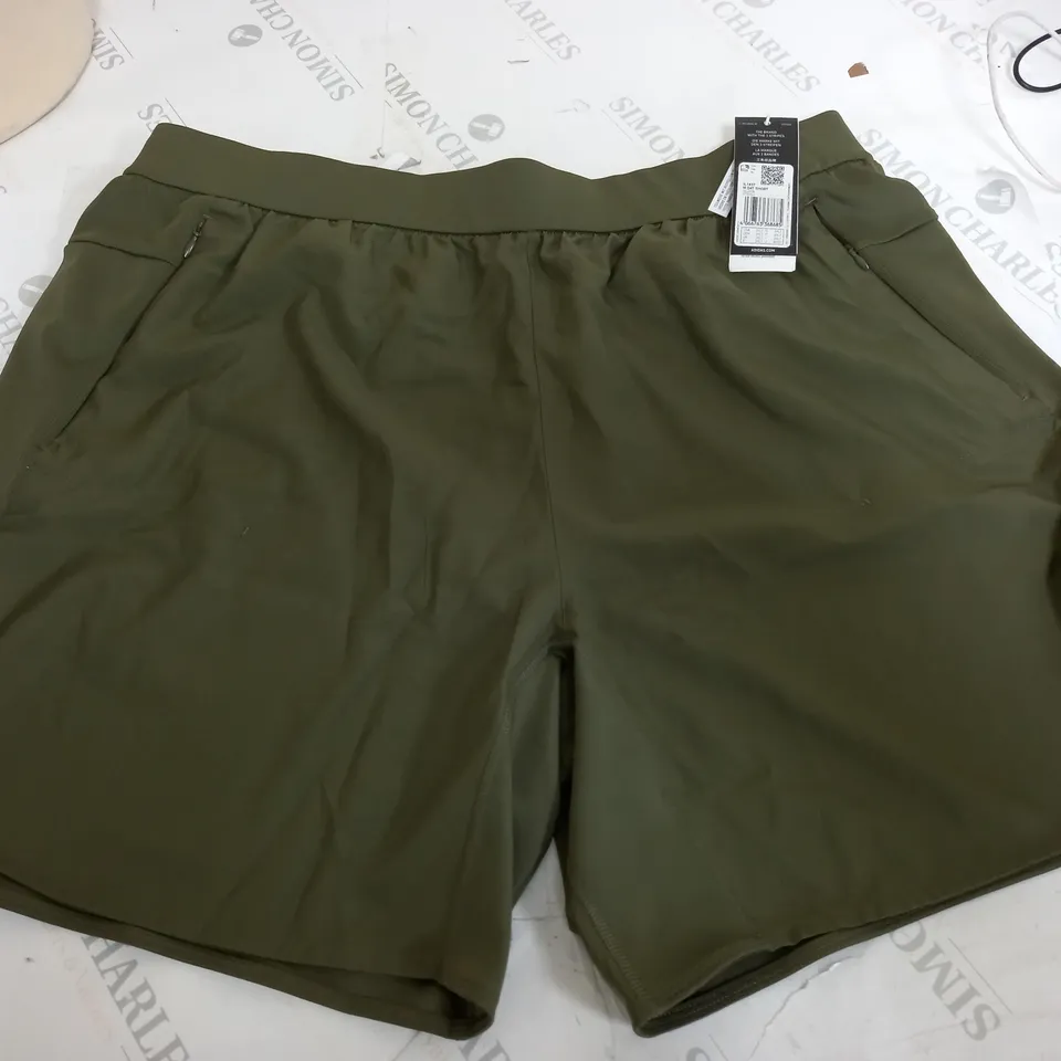 ADIDAS OLIVE GREEN D4T SHORTS - 2XL7