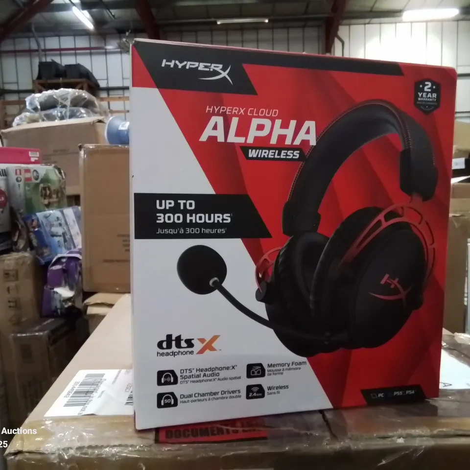 BOXED HYPERX CLOUD ALPHA WIRELESS HEADSET