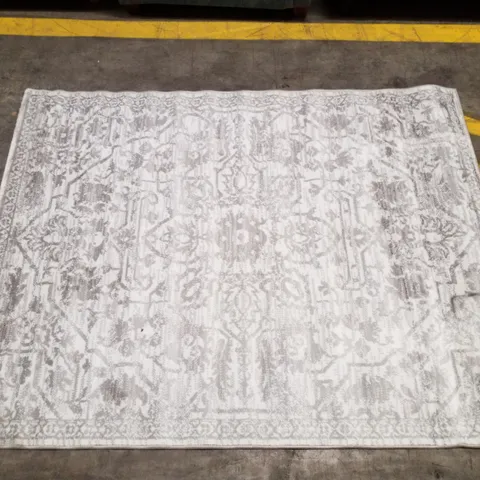 QUALITY DESIGNER WELL WOVEN DAZZLE RUG IN CREAM - 120×160CM
