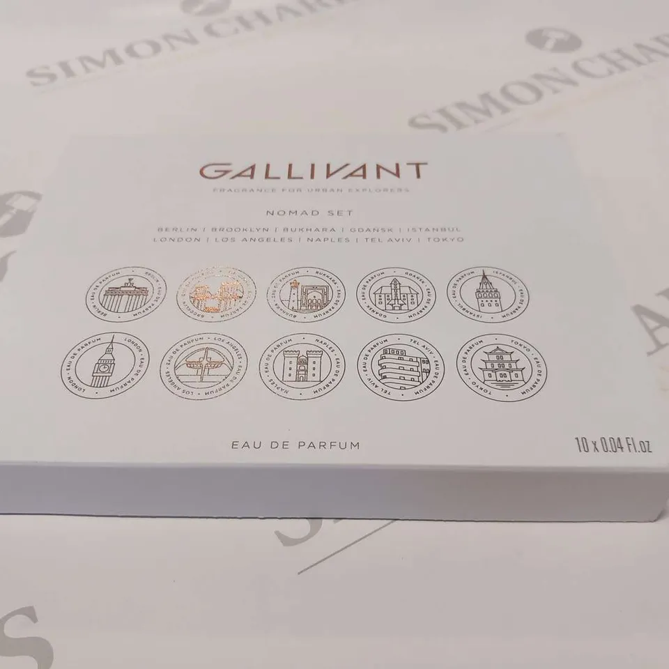 BOXED GALLIVANT NOMAD SET EAU DE PARFUM 10 X 1.2ML