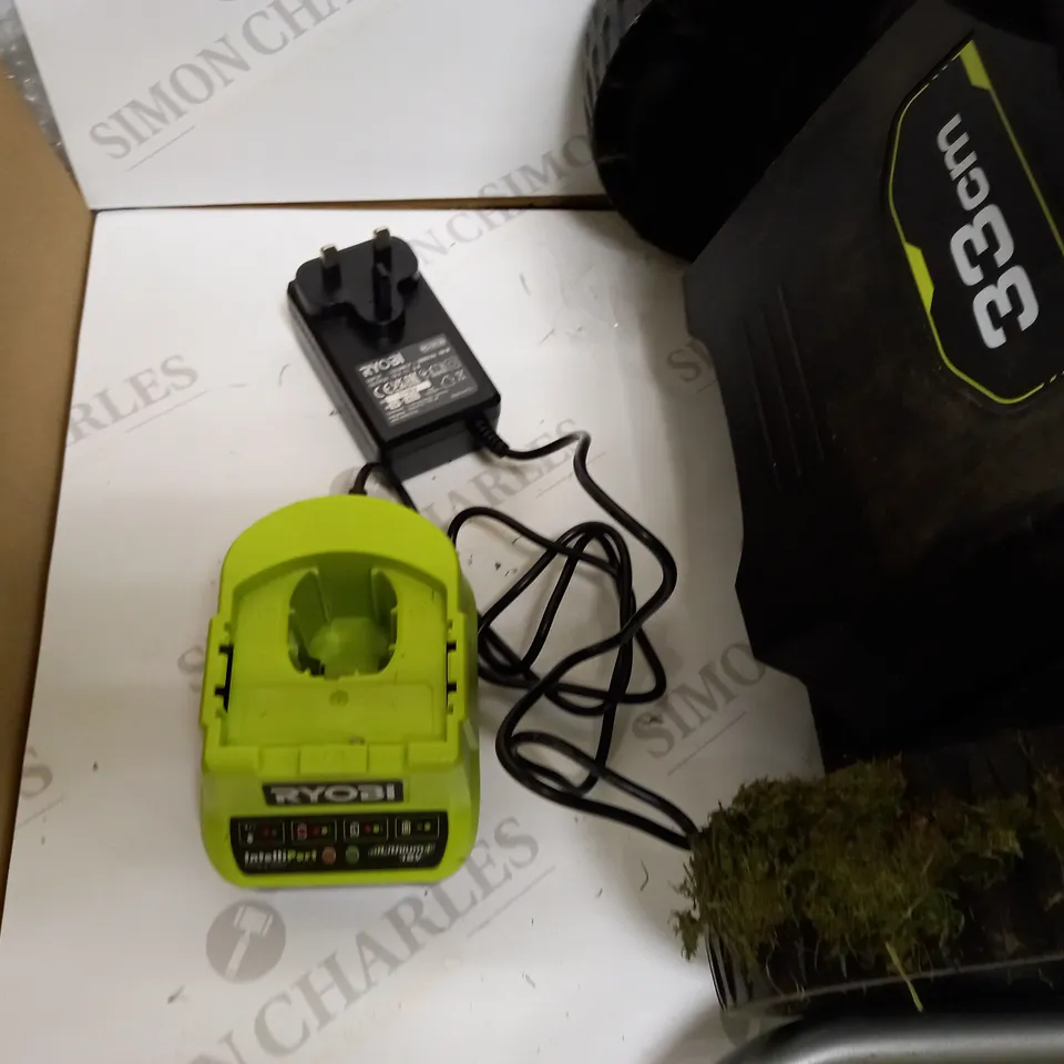 RYOBI 18V ONE+ CORDLESS 33CM LAWNMOWER
