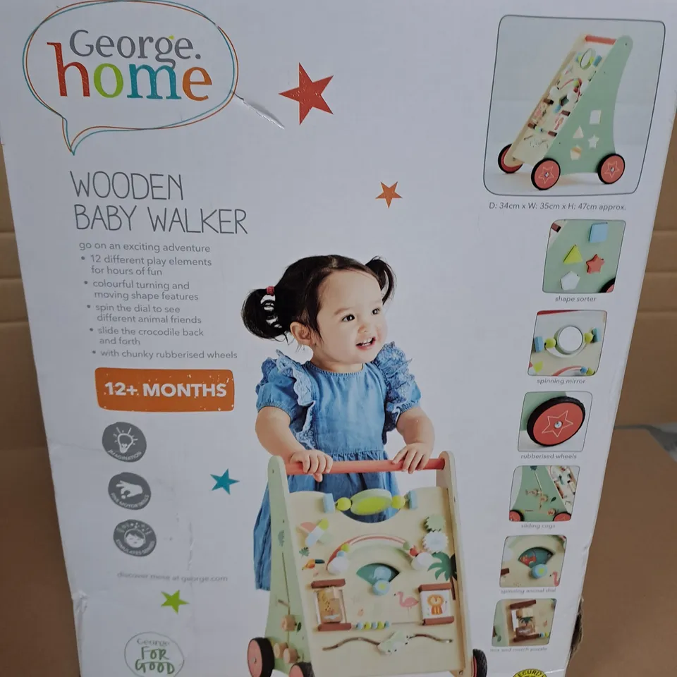 WOODEN BABY WALKER