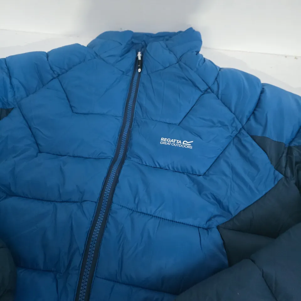 REGATTA GREAT OUTDOORS BLUE PADDED JACKET - SIZE M