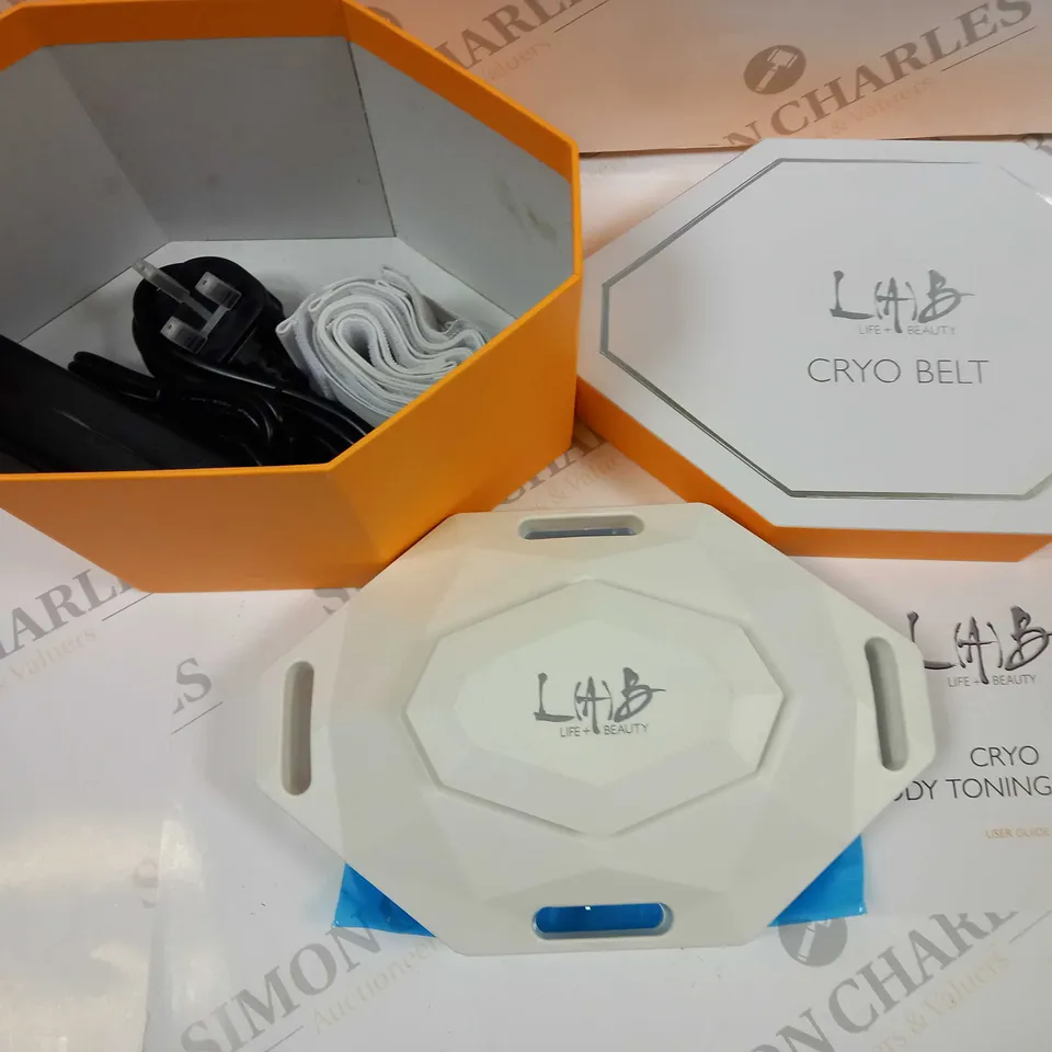 BOXED LAB CRYO BELT WITH EMS AND RED LED LIGHT