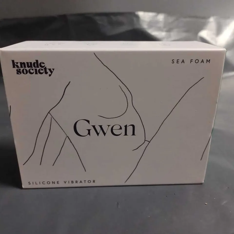 SEALED KNUDE SOCIETY GWEN PEBBLE VIBRATOR - SEA FOAM