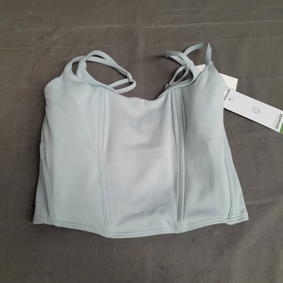 GILLY HICKS LIGHT BLUE SPORTS TOP - LARGE