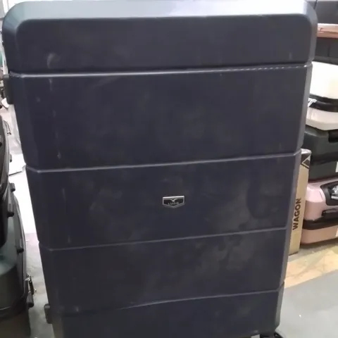 LUGG TRAVEL SUITCASE NAVY BLUE 