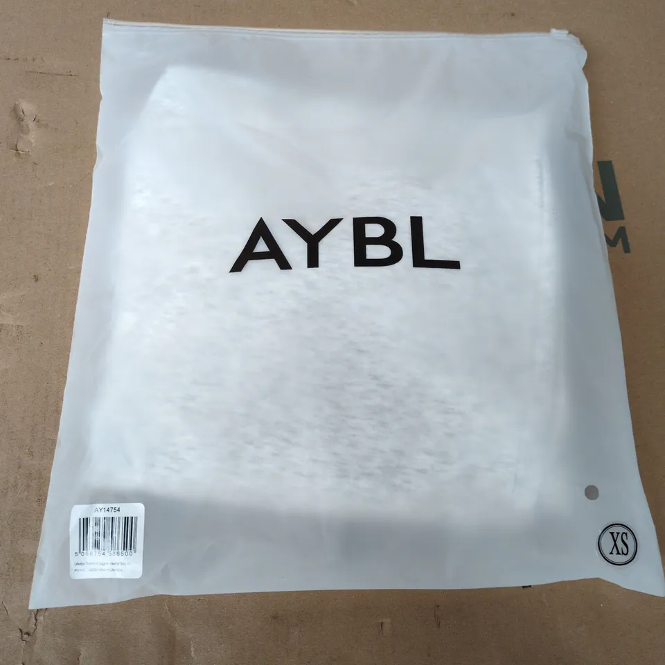 BAGGED AYBL LIEFSTYLE OVERSIZED JOGGERS IN HEATHER GREY - XS