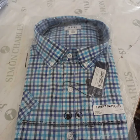 MAINE TWILL BOX CHECK SHIRT SIZE XXL