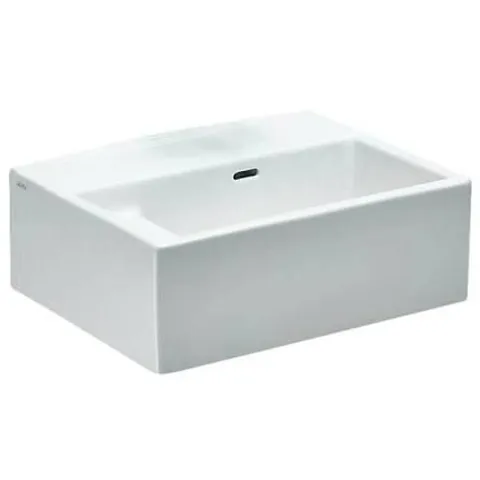 BOXED LAUFEN SCHOOL WASHBASIN WITH TAP BANK AND SOAP DISH
