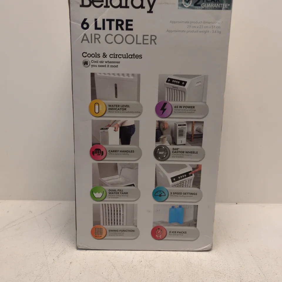 BELDRAY 6 LITRE AIR COOLER