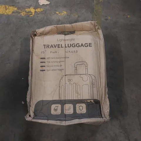 BOXED LUGG LIGHTWEIGHT TRAVEL SUITCASE 