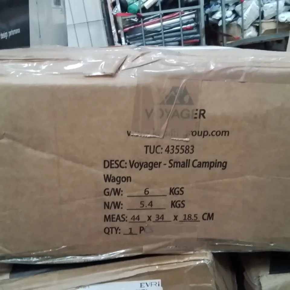 BOXED VOYAGER SMALL FOLDING CAMPING WAGON 
