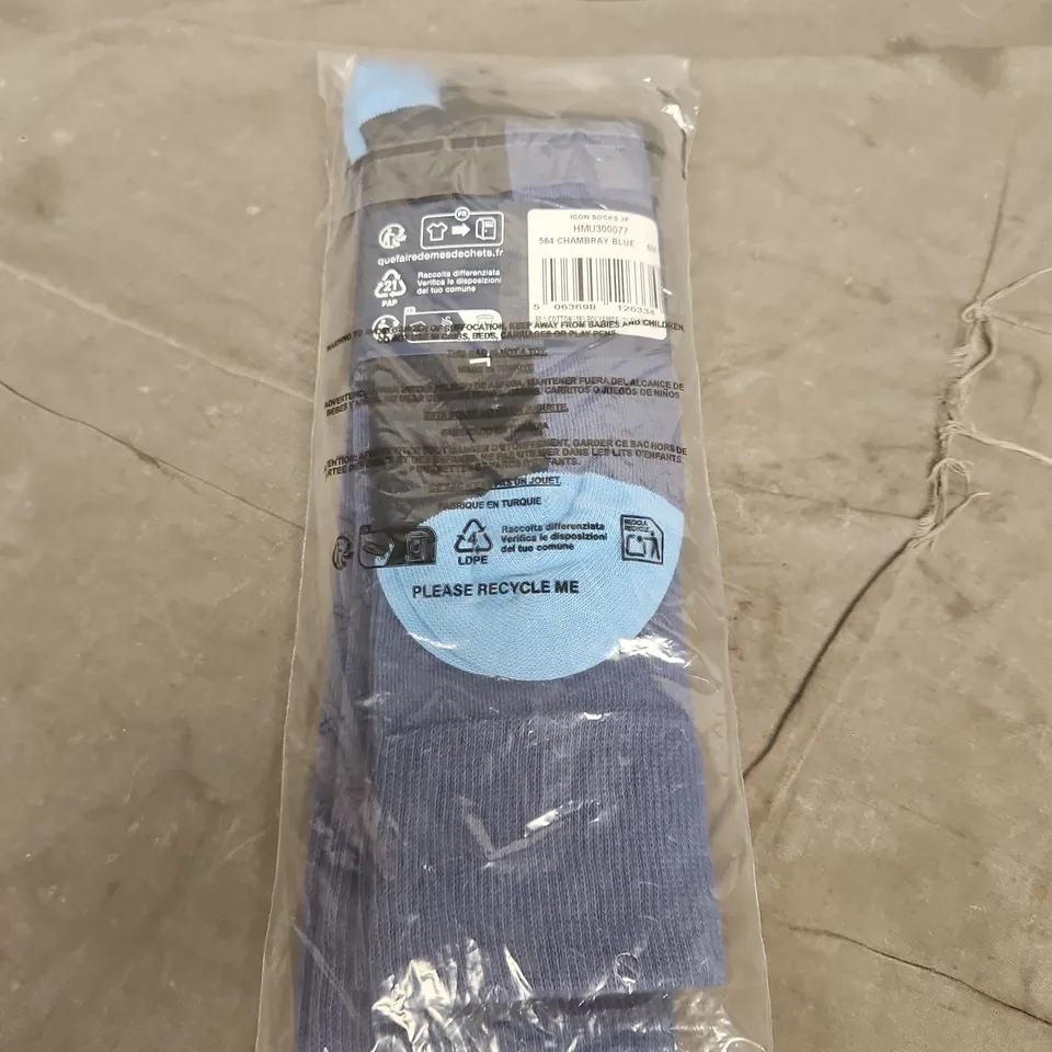HACKETT LONDON ICON SOCKS 2 PAIR CHAMBRAY BLUE