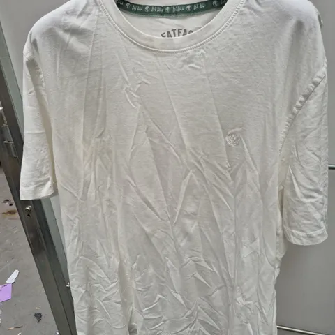 FATFACE WHITE COTTON T-SHIRT – UK SIZE 2XL
