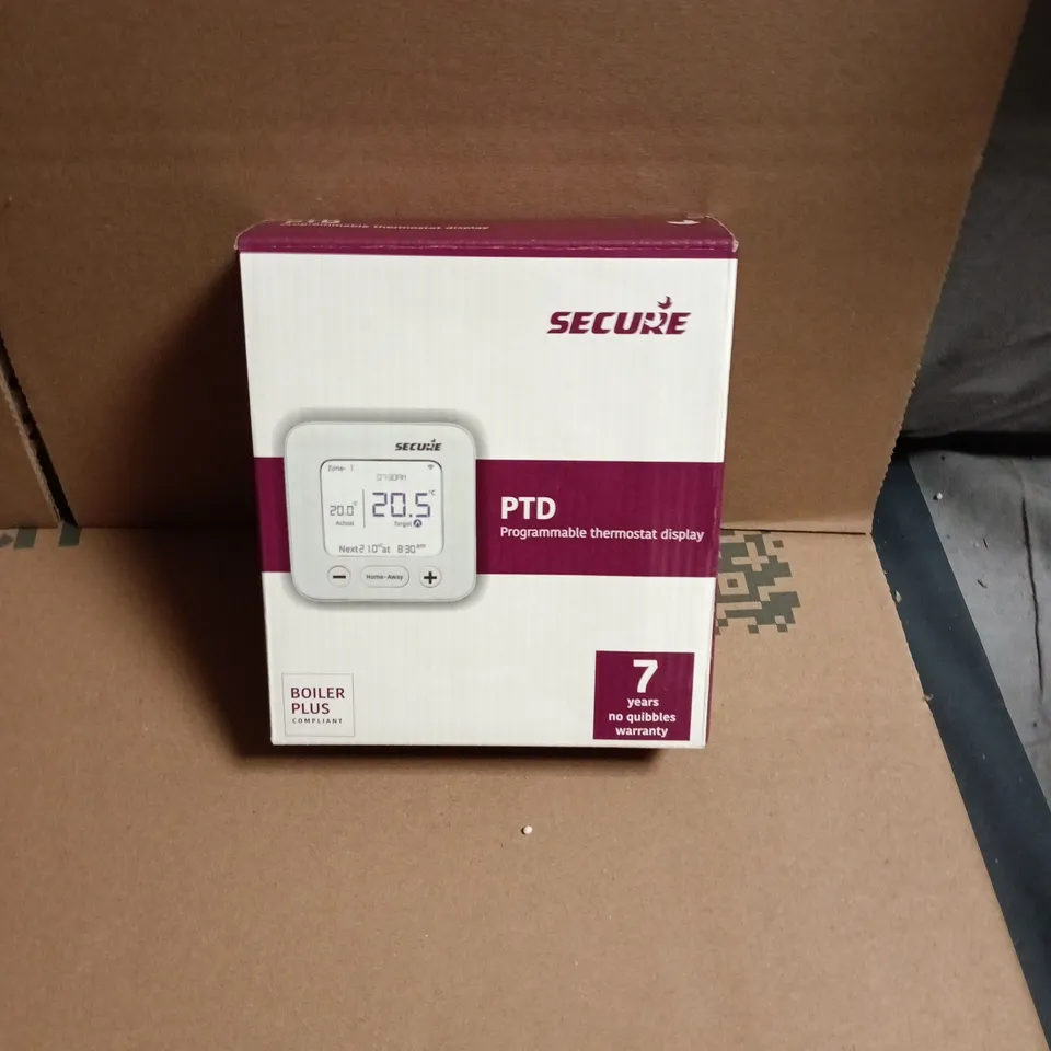 SECURE PTD PROGRAMMABLE THERMOSTAT DISPLAY