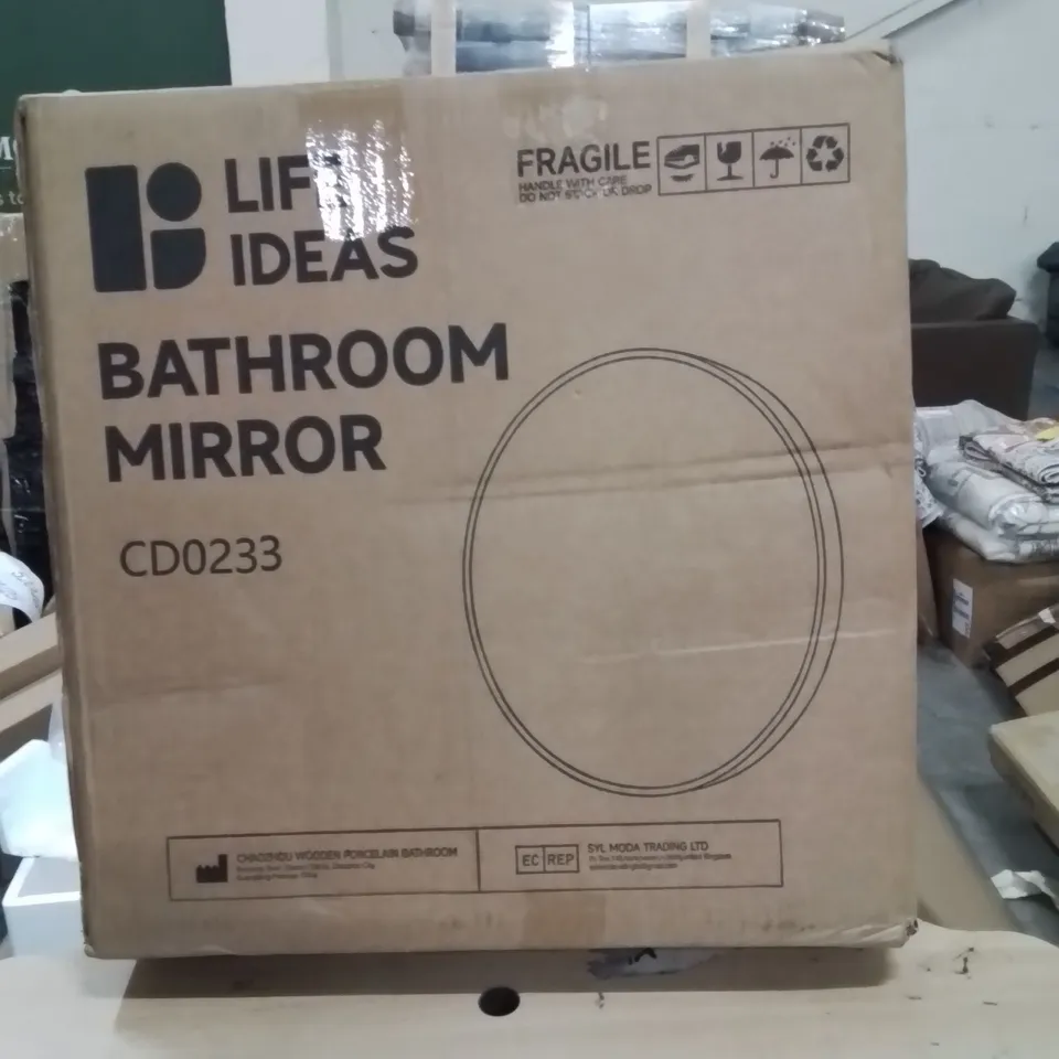 BOXED BATHROOM MIRROR
