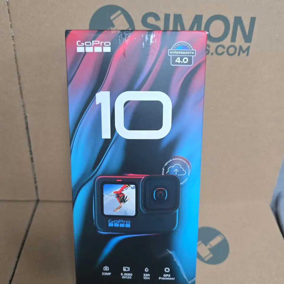 GOPRO HERO10 BLACK ACTION CAMERA – BOXED