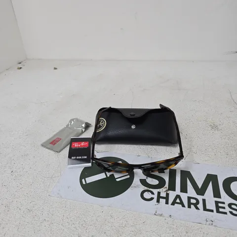 RAY-BAN SUNGLASSES, TORTOISESHELL FRAME – WITH CASE