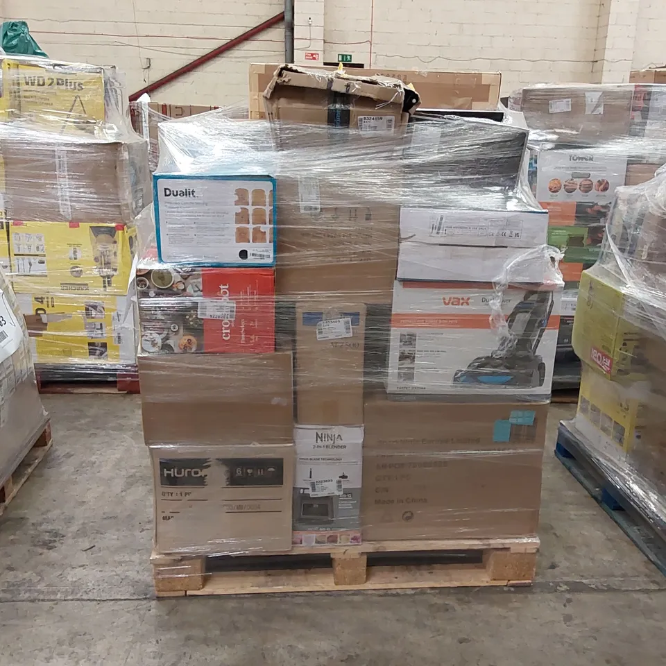 PALLET OF APPROXIMATELY 28 UNPROCESSED RAW RETURN HOUSEHOLD AND ELECTRICAL GOODS TO INCLUDE;