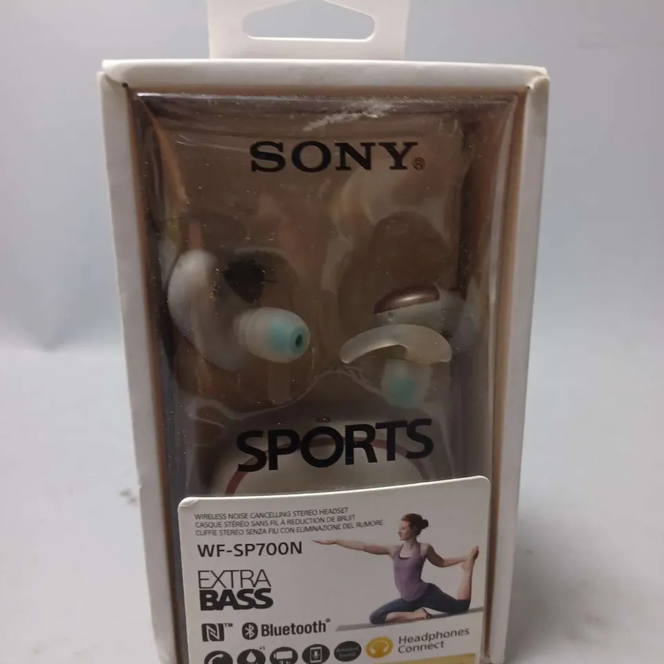 SONY WF-SP700N WIRELESS NOISE CANCELLING HEADPHONES FOR SPORTS
