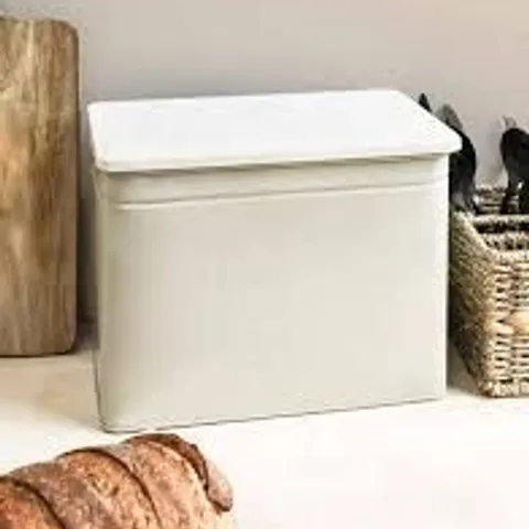  BOXED BROMPTON BREAD BIN CLAY - MARBLE TOP