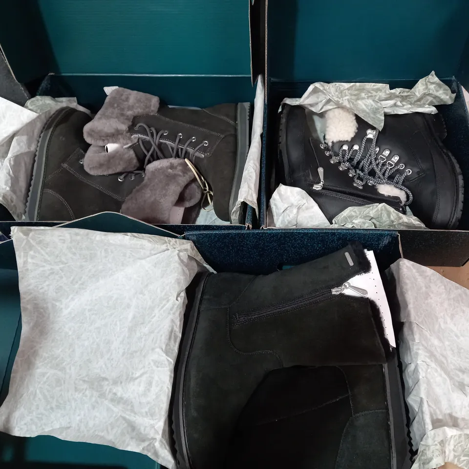 BOX OF APPROXIMATELY 8 ASSORTED EMU AUSTRALIA FOOTWEAR ITEMS 