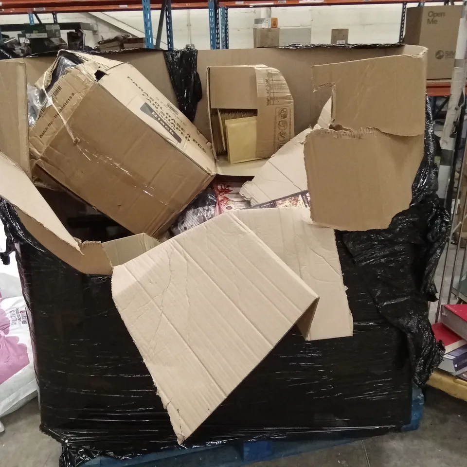 PALLET OF ASSORTED PRODUCTS AND ITEMS TO INCLUDE;PARASOL BASES,PILLOW,BED SHEET,PUZZLE,AFTERSHAVE,BOWLS,ETC