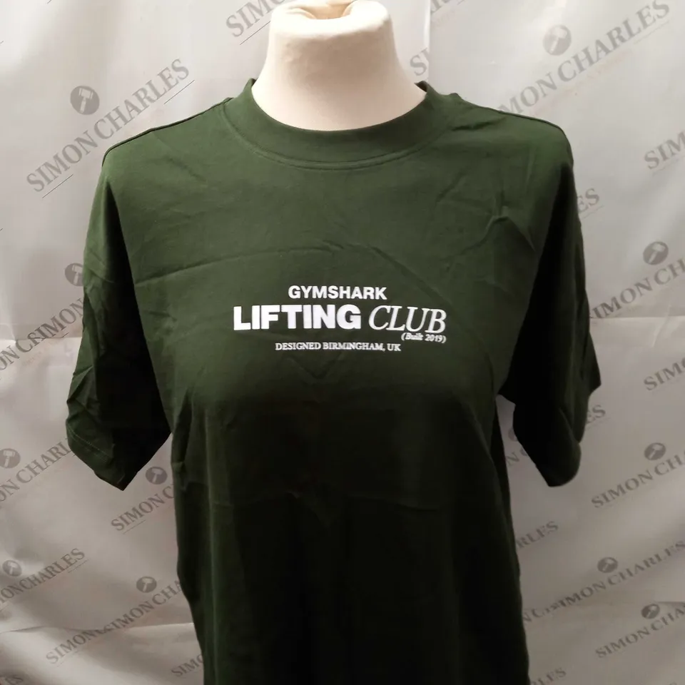 GYMSHARK LIFTING CLUB T-SHIRT SIZE S